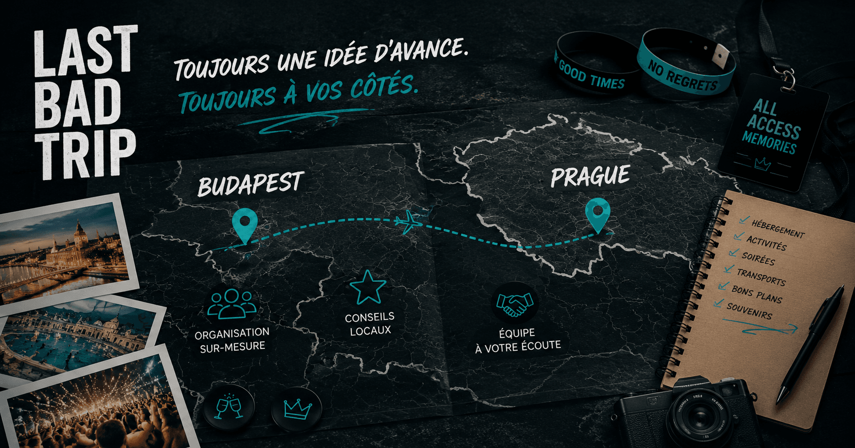 Plan de voyage pour un EVG à Budapest ou Prague